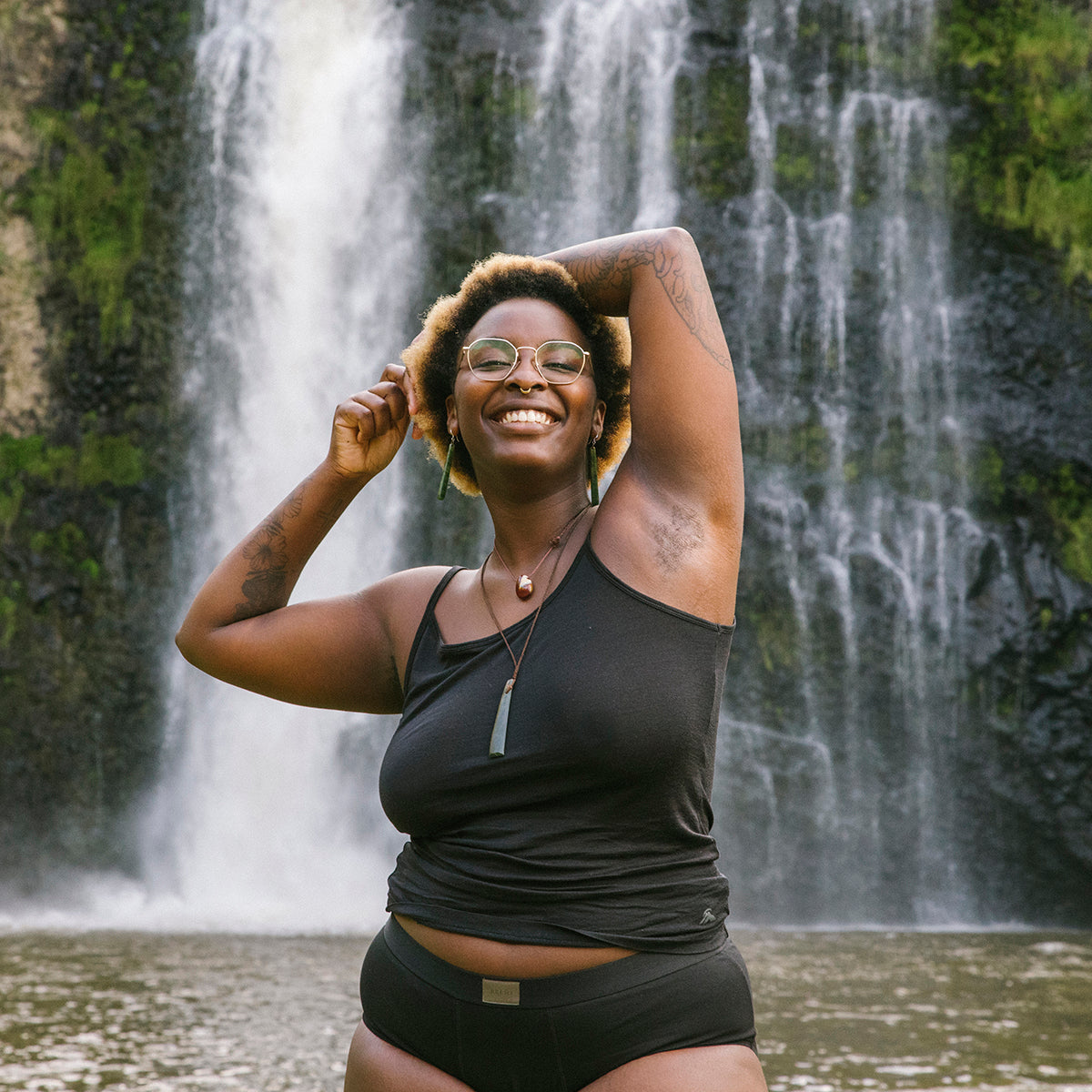 Reemi ethical and sustainable period underwear. High waist period underwear