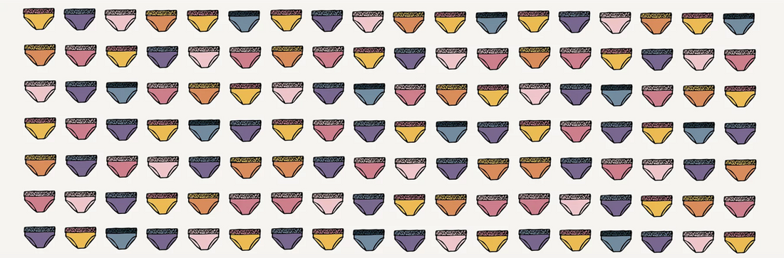 Period underwear are reusable, sustainable and easy to use.